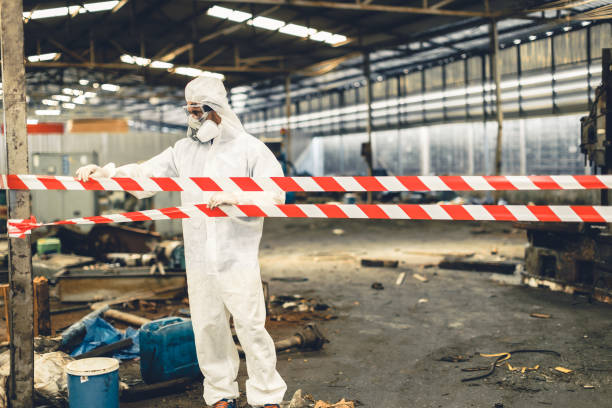 Professional Hoarding Cleanup technician working in Cecil, GA